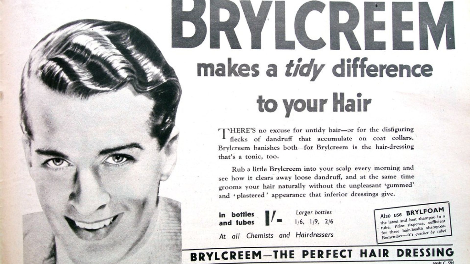 Smeerde jij vroeger ook Brylcreem in je haar?. Uitgelichte afbeelding