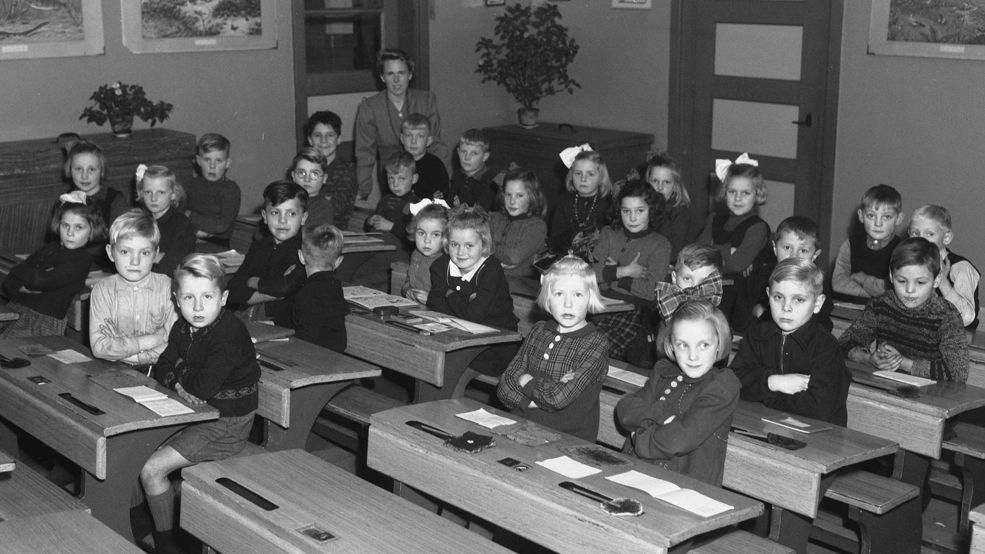 Basisschool herinneringen jaren ‘50. Uitgelichte afbeelding