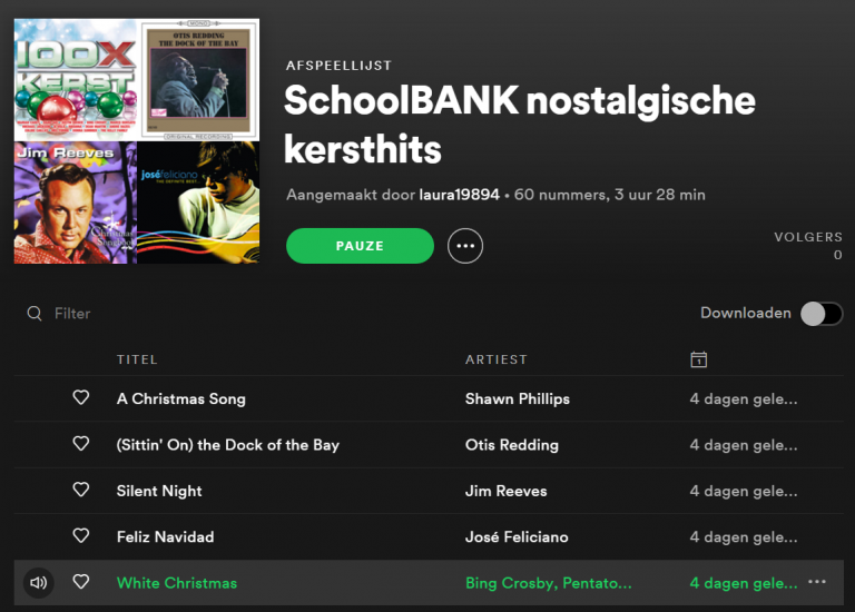 Beluister de 60 mooiste nostalgische kersthits nu op Spotify!
